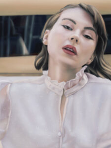 Woman and Car | Lawton.art